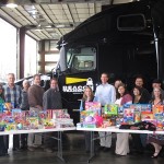 Beacon Transport Trucking Logistics Company Charity Toy Drive