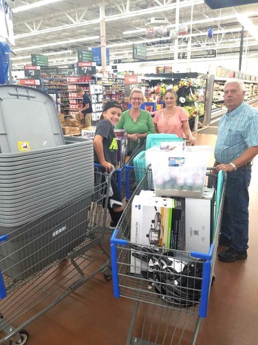 Last minute shopping for supplies to load the truck at local truck company and Tennessee Based Trucking company
