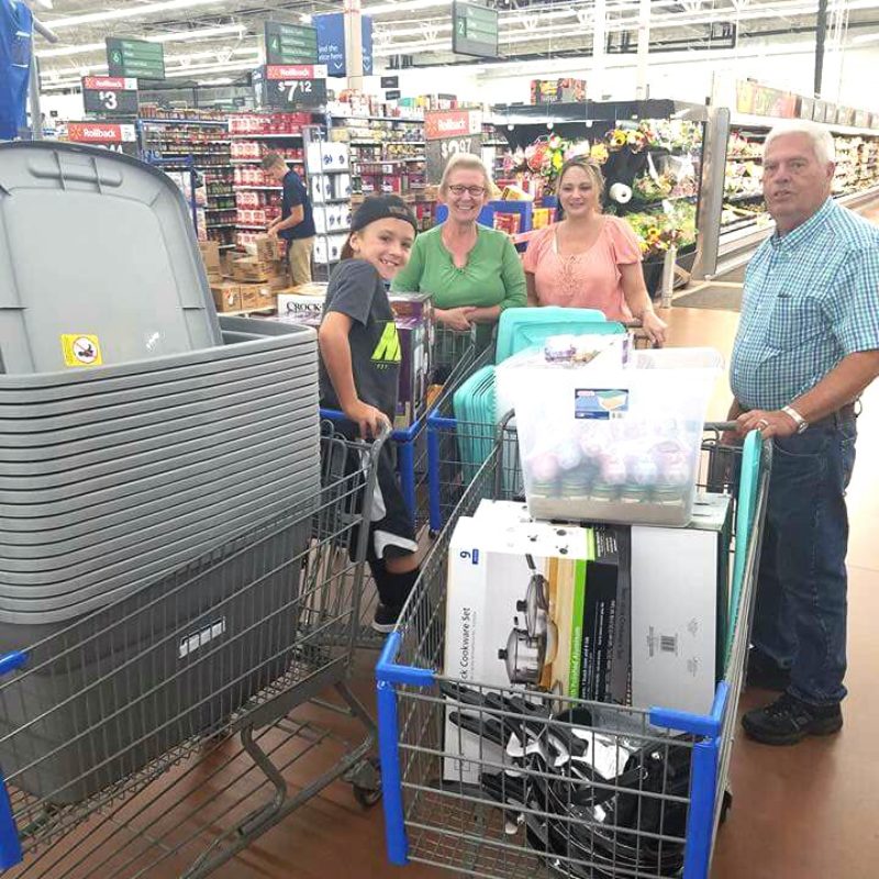 Last minute shopping for supplies to load the truck at local truck company and Tennessee Based Trucking company