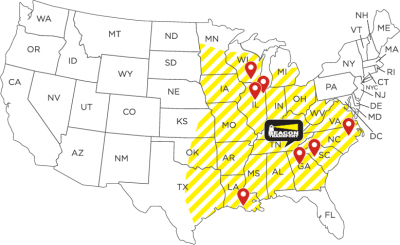 Beacon Transport Service Map