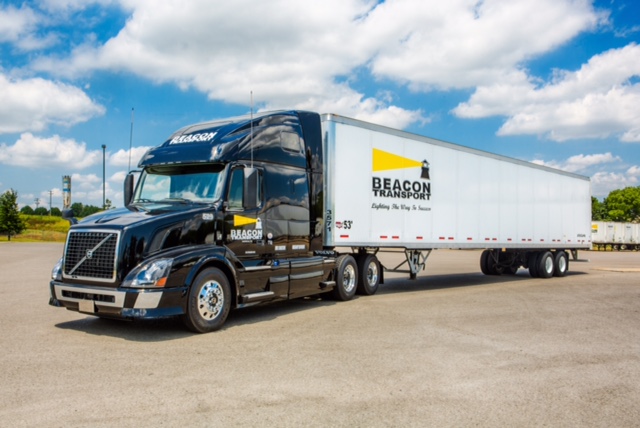 Beacon Transport Truck Driving