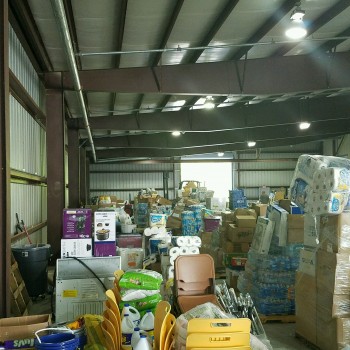 Donations collected by Tennessee based Trucking Company, Local trucking logistics company.