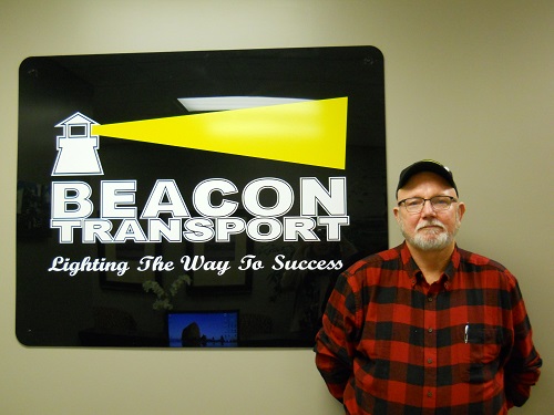 Handley, Landon has been chosen truck driver of the month for Tennessee based trucking company, Beacon Transport